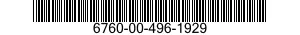 6760-00-496-1929  6760004961929 004961929
