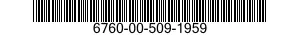 6760-00-509-1959  6760005091959 005091959