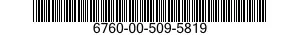 6760-00-509-5819  6760005095819 005095819
