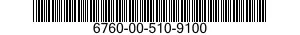 6760-00-510-9100  6760005109100 005109100