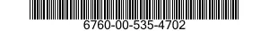 6760-00-535-4702  6760005354702 005354702