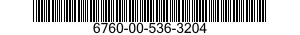 6760-00-536-3204  6760005363204 005363204
