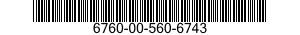 6760-00-560-6743  6760005606743 005606743