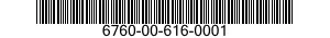 6760-00-616-0001  6760006160001 006160001