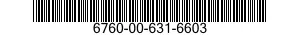 6760-00-631-6603  6760006316603 006316603