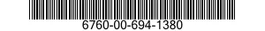 6760-00-694-1380  6760006941380 006941380