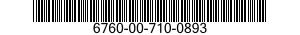 6760-00-710-0893  6760007100893 007100893