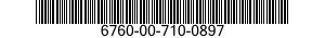 6760-00-710-0897  6760007100897 007100897