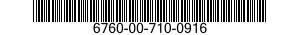 6760-00-710-0916  6760007100916 007100916