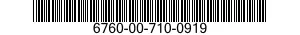 6760-00-710-0919  6760007100919 007100919