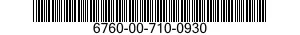 6760-00-710-0930  6760007100930 007100930