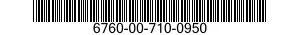 6760-00-710-0950  6760007100950 007100950