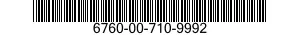 6760-00-710-9992  6760007109992 007109992