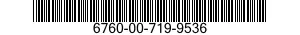 6760-00-719-9536  6760007199536 007199536