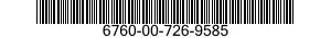 6760-00-726-9585  6760007269585 007269585