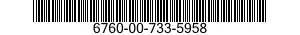 6760-00-733-5958  6760007335958 007335958