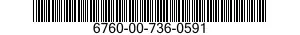 6760-00-736-0591  6760007360591 007360591