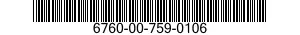 6760-00-759-0106  6760007590106 007590106