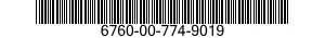 6760-00-774-9019  6760007749019 007749019