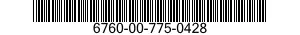 6760-00-775-0428  6760007750428 007750428