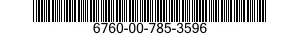 6760-00-785-3596  6760007853596 007853596