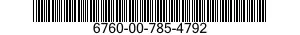 6760-00-785-4792  6760007854792 007854792