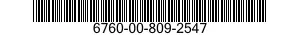 6760-00-809-2547  6760008092547 008092547
