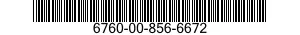 6760-00-856-6672  6760008566672 008566672