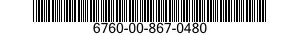 6760-00-867-0480 CABLE AND CONDUIT ASSEMBLY,ELECTRICAL 6760008670480 008670480