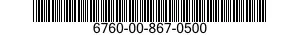 6760-00-867-0500 ELECTRONIC COMPONENTS ASSEMBLY 6760008670500 008670500