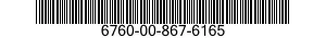 6760-00-867-6165  6760008676165 008676165