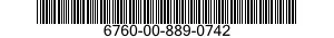 6760-00-889-0742  6760008890742 008890742