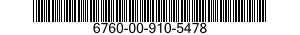 6760-00-910-5478  6760009105478 009105478