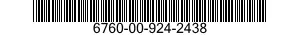 6760-00-924-2438  6760009242438 009242438