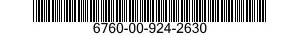6760-00-924-2630  6760009242630 009242630