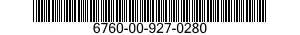 6760-00-927-0280  6760009270280 009270280