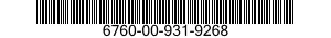 6760-00-931-9268  6760009319268 009319268