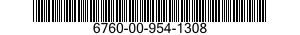 6760-00-954-1308  6760009541308 009541308