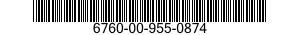6760-00-955-0874  6760009550874 009550874