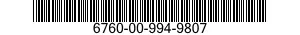 6760-00-994-9807  6760009949807 009949807