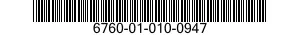 6760-01-010-0947  6760010100947 010100947