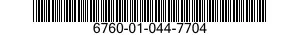6760-01-044-7704  6760010447704 010447704
