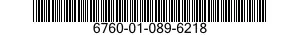 6760-01-089-6218  6760010896218 010896218