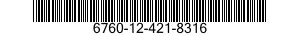 6760-12-421-8316  6760124218316 124218316