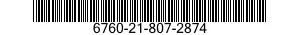 6760-21-807-2874  6760218072874 218072874