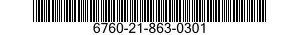 6760-21-863-0301  6760218630301 218630301