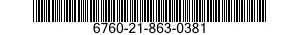 6760-21-863-0381  6760218630381 218630381