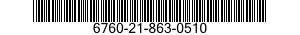 6760-21-863-0510  6760218630510 218630510