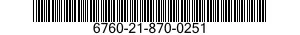 6760-21-870-0251  6760218700251 218700251