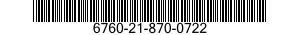 6760-21-870-0722  6760218700722 218700722
